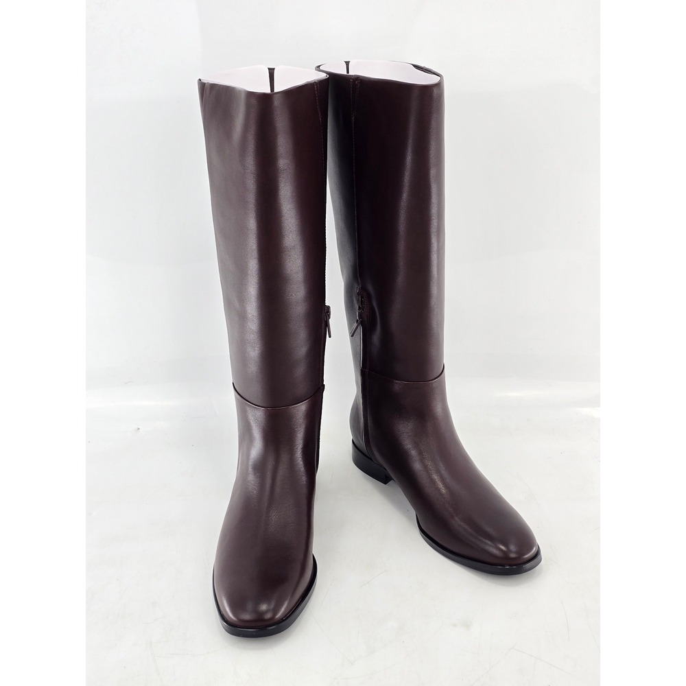 Vince Martell Ganache Leather Tall Boots Womens 8M Wide Calf - New